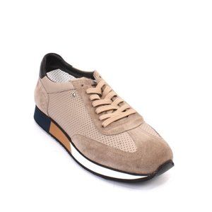 Roberto Serpentini 56437a Multicolor Leather Lace-Up Sneakers Shoes
